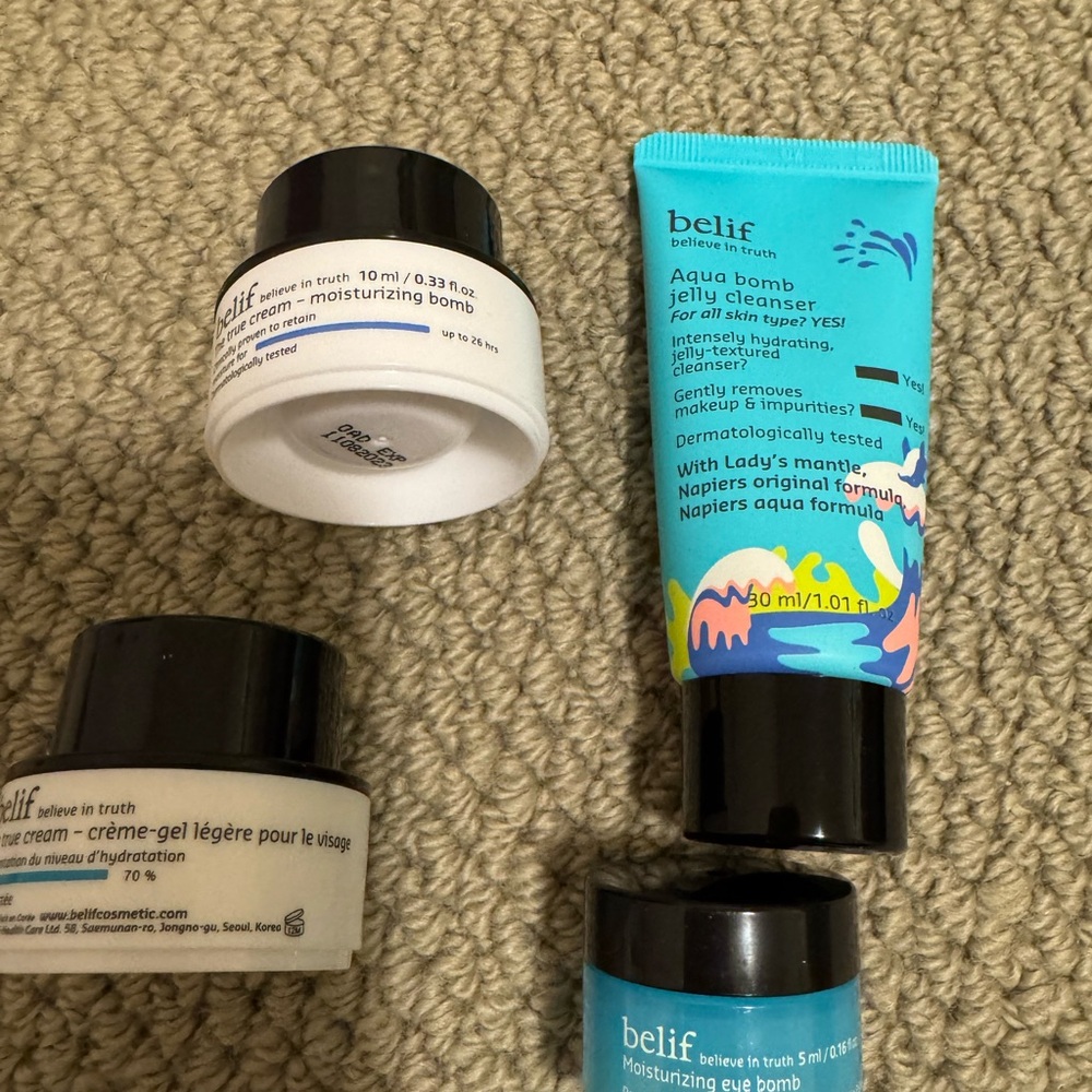Belif aqua bomb mini set